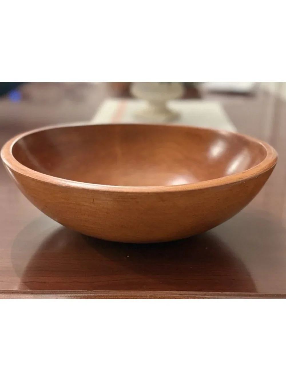 VTG Munising  Asymmetrical Round Hand Turned Bowl 12.25